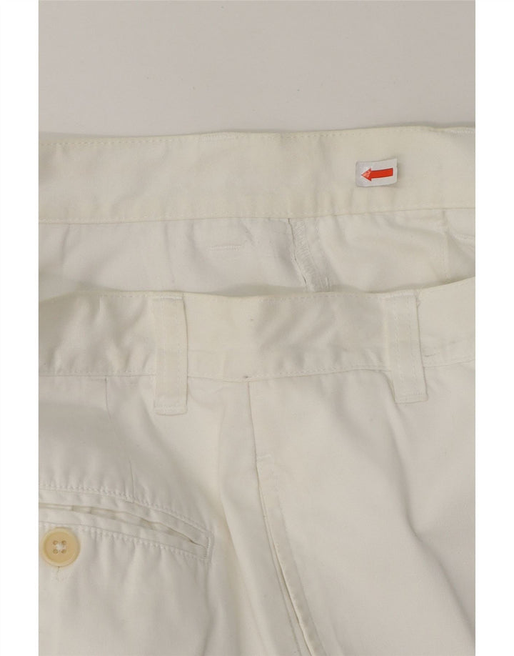 DKNY Womens Chino Shorts US 8 Medium W28  White Cotton Vintage Dkny and Second-Hand Dkny from Messina Hembry 