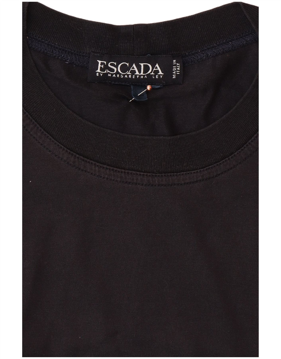 ESCADA Herre T-Shirt Top Stor Marineblå Bomuld