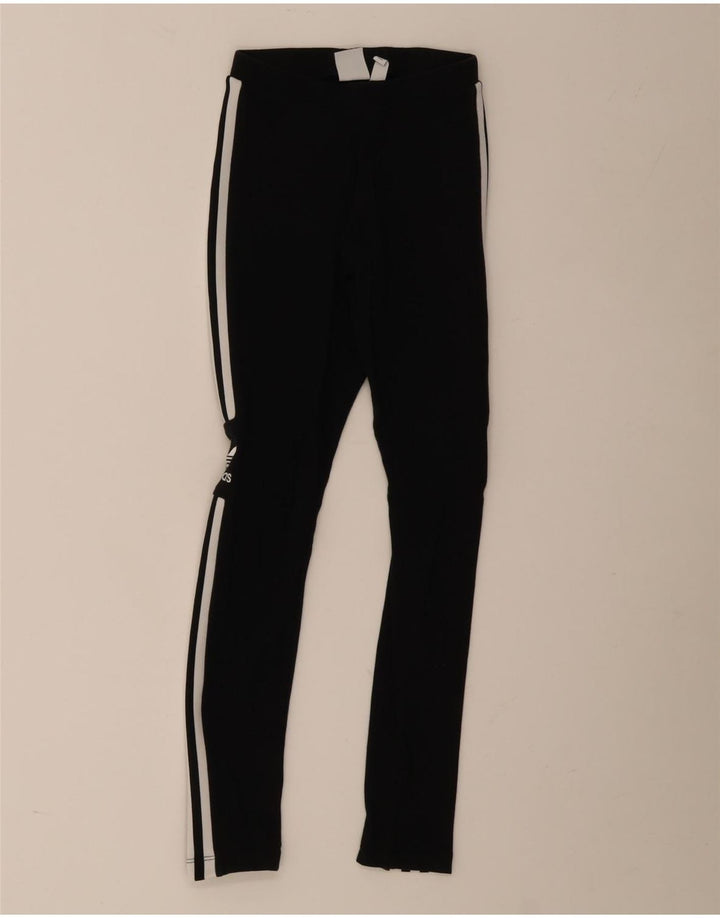 Adidas Grafiske Leggings til kvinder UK 6 XS Sort