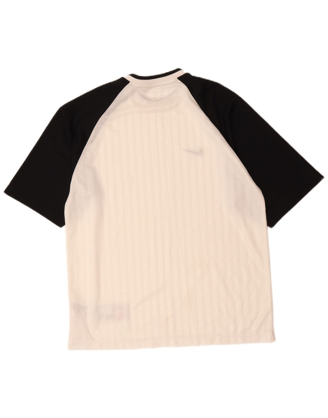 Nike T-shirt top til mænd, medium hvid Colourblock Polyester