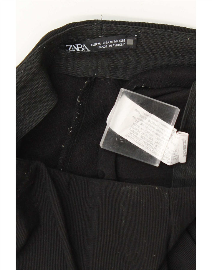 Zara Dame Flare Leggings UK 14 Medium Sort Polyester