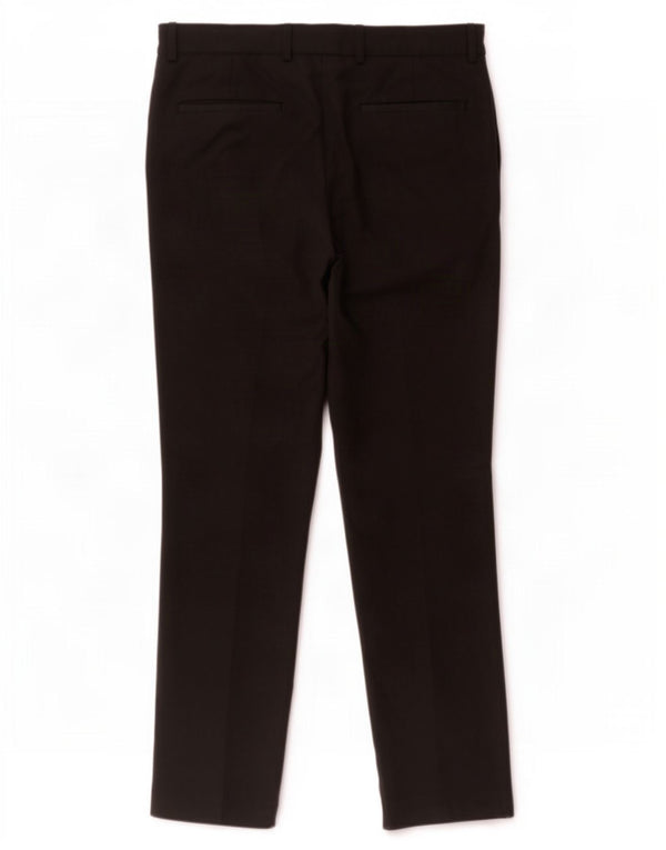 Marks & Spencer Straight Suit Bukser til mænd W32 L31 Sort polyester