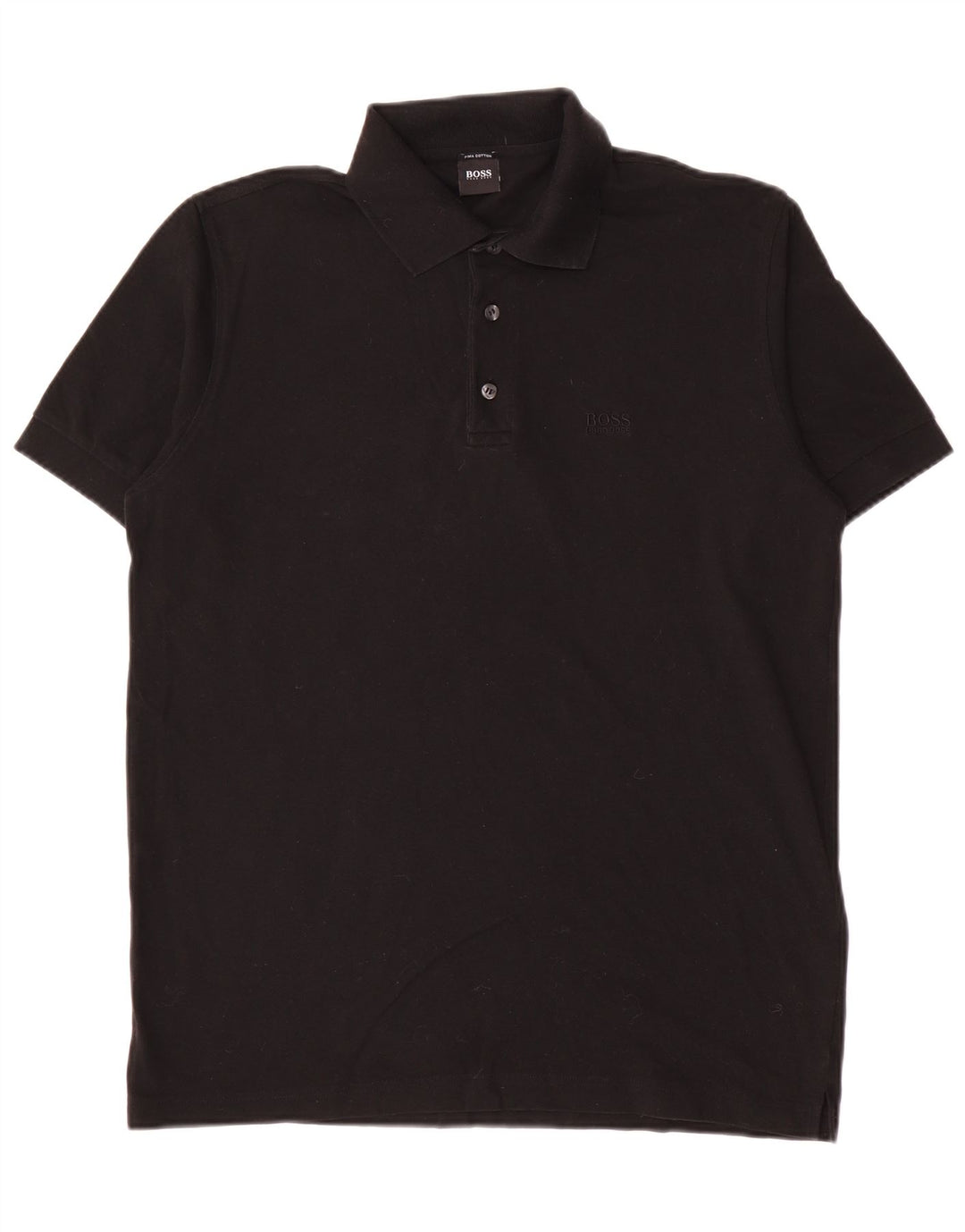 Hugo Boss Herre poloshirt Medium Sort Bomuld