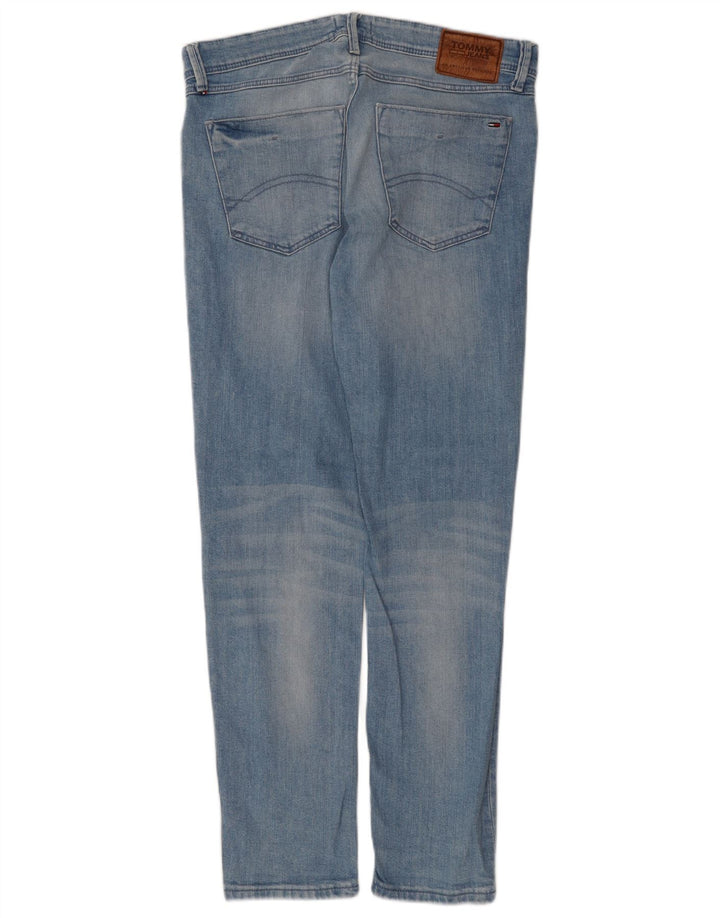Tommy Hilfiger Herre Slim Jeans W32 L30 Blå Bomuld