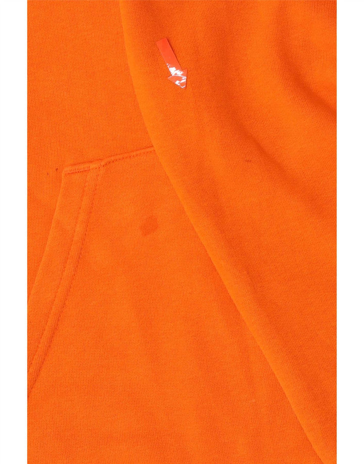 Puma Grafisk hættetrøje til mænd, lille orange bomuld