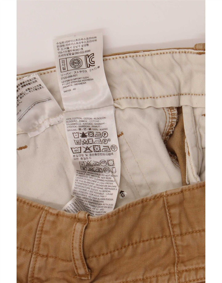 Levi's Herre Cargo Shorts Large W34 Beige Bomuld