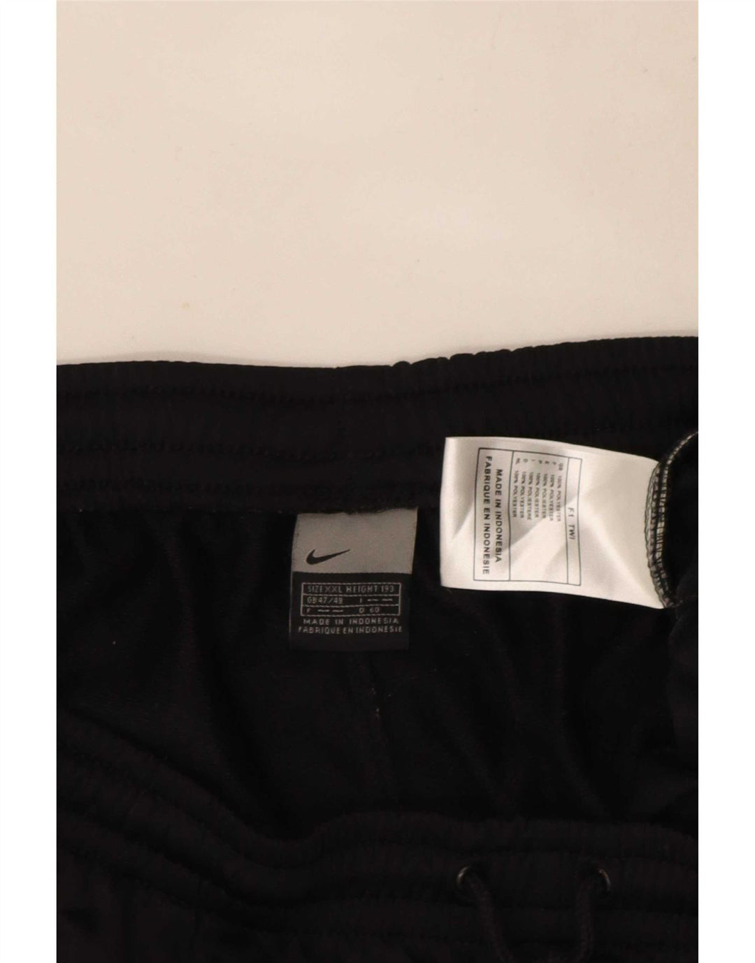 Nike Træningsdragtsbukser til mænd UK 47/48 2XL Sort Polyester