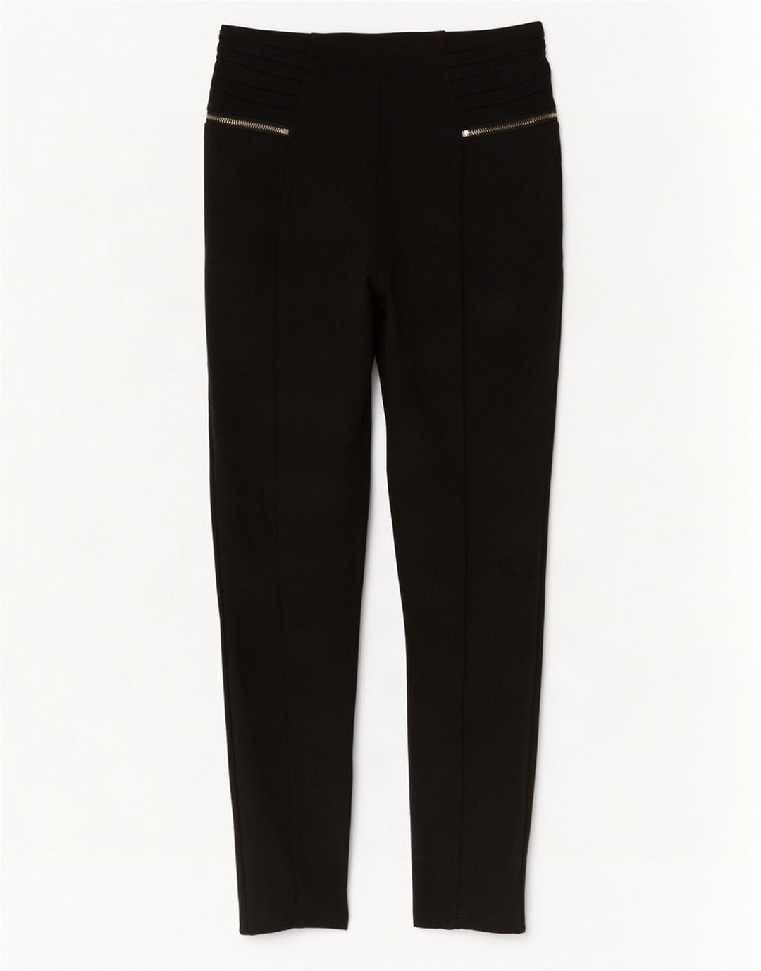 Zara Dame Cropped Trousers Medium W28 L25 Sort
