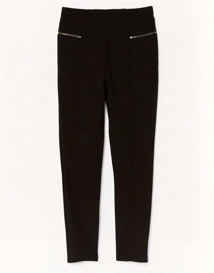 Zara Dame Cropped Trousers Medium W28 L25 Sort