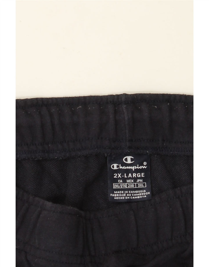 CHAMPION Herre grafisk træningsdragt Bukser Joggers 2XL Navy Blue