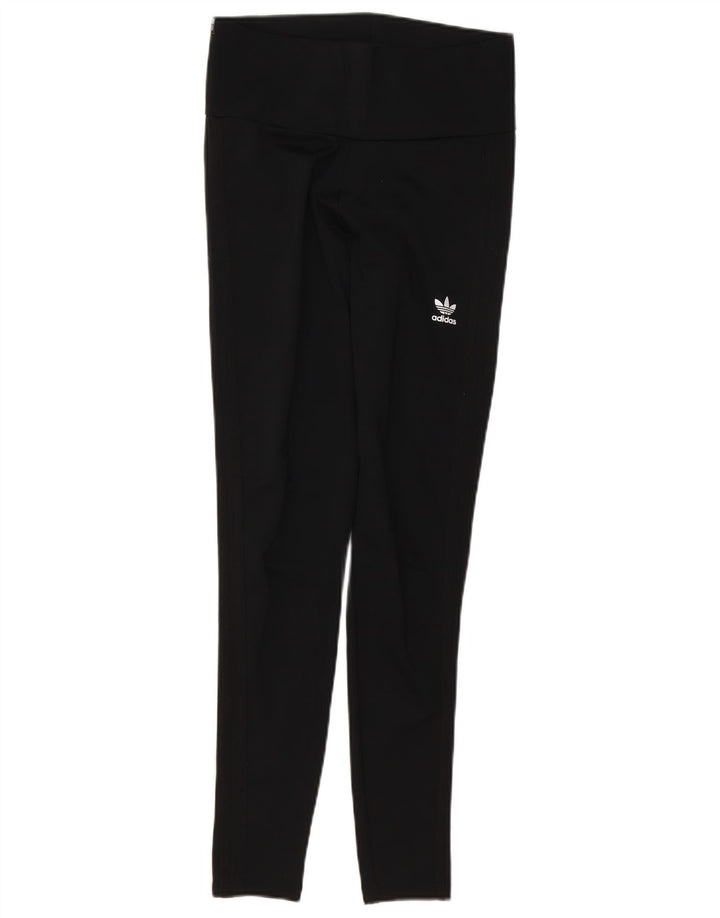 Adidas Dame Leggings UK 12 Medium Sort Polyester