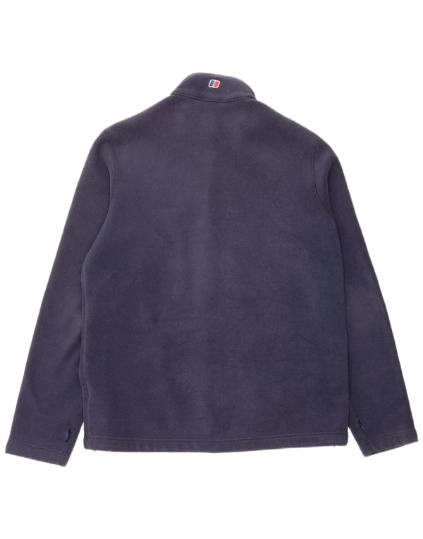 Berghaus Herre Liner Fleece Jakke UK 40 Large Navy Blue Polyester