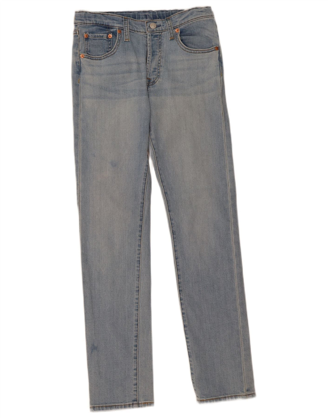 LEVI'S Boys Straight Jeans 15-16 Years W28 L30 Blue Cotton