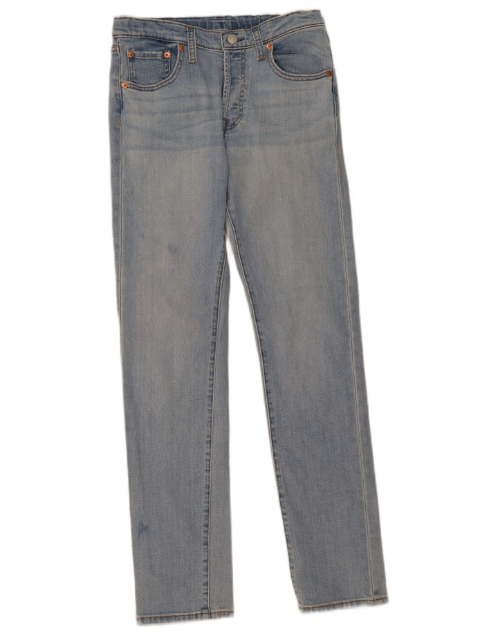 LEVI'S Boys Straight Jeans 15-16 Years W28 L30 Blue Cotton
