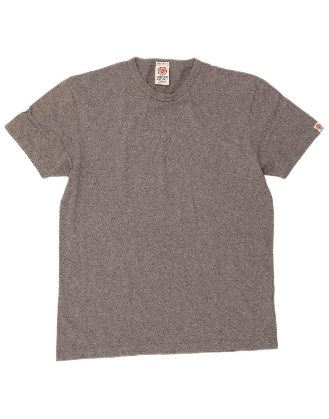 Franklin & Marshall Herre T-shirt Top mellemgrå bomuld
