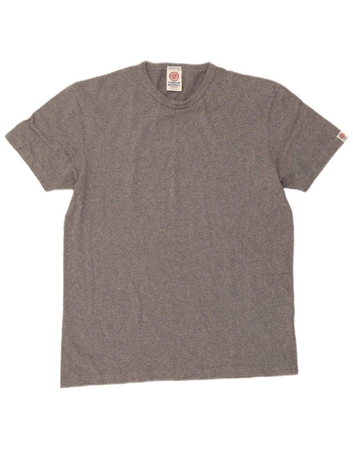 Franklin & Marshall Herre T-shirt Top mellemgrå bomuld