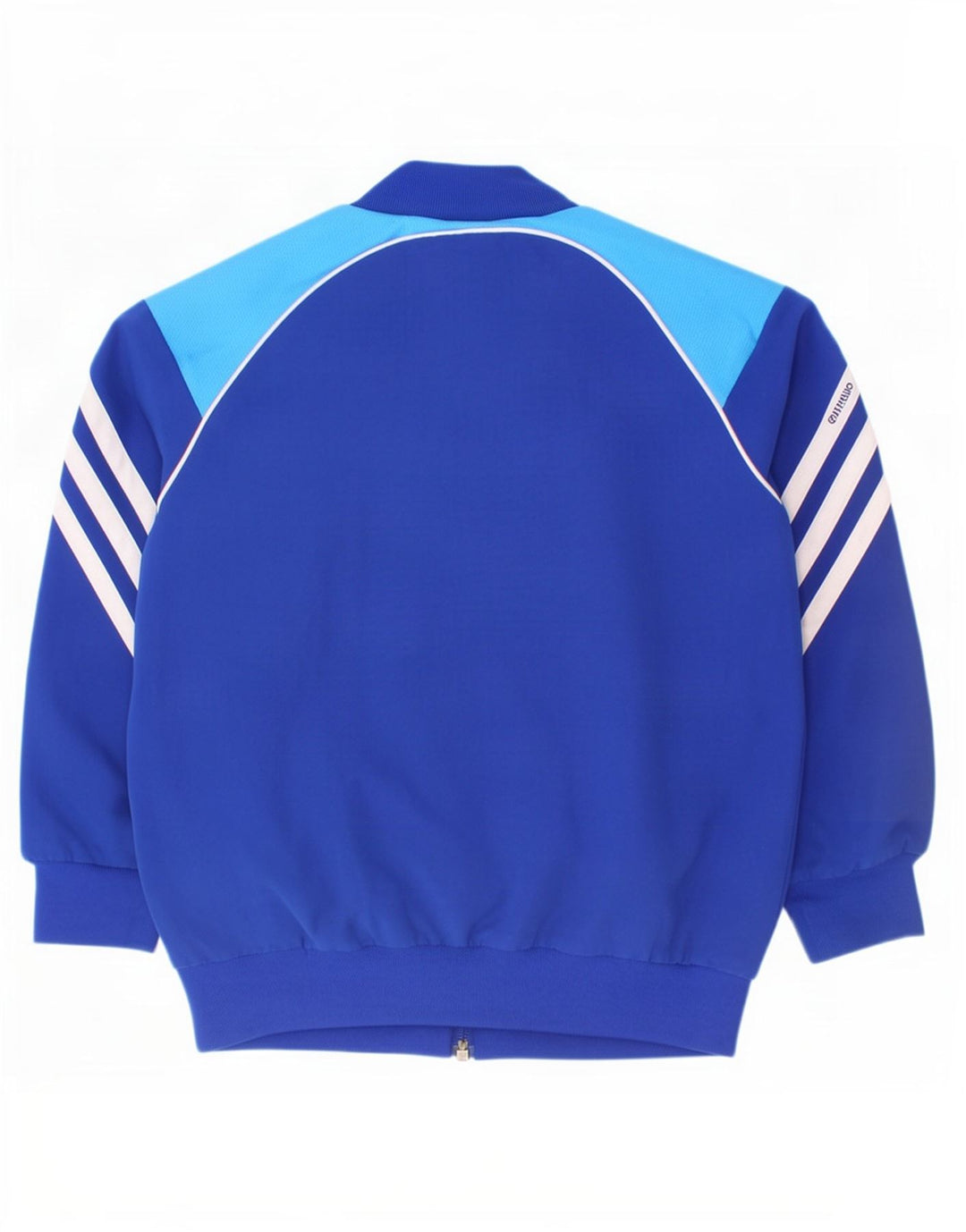 Adidas Drenge Træningsdragt Topjakke 2-3 År Blå Colourblock Polyester