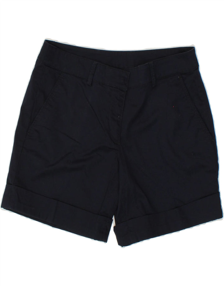 PAUL & SHARK Womens Sport Shorts IT 40 Small  Navy Blue Cotton Vintage Paul & Shark and Second-Hand Paul & Shark from Messina Hembry 