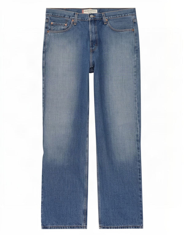Levi's Herre 529 Bootcut-jeans med lav talje W36 L34 blå bomuld