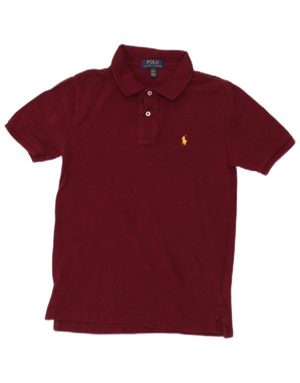 Polo Ralph Lauren drenge poloskjorte 10-11 år Medium Bourgogne bomuld