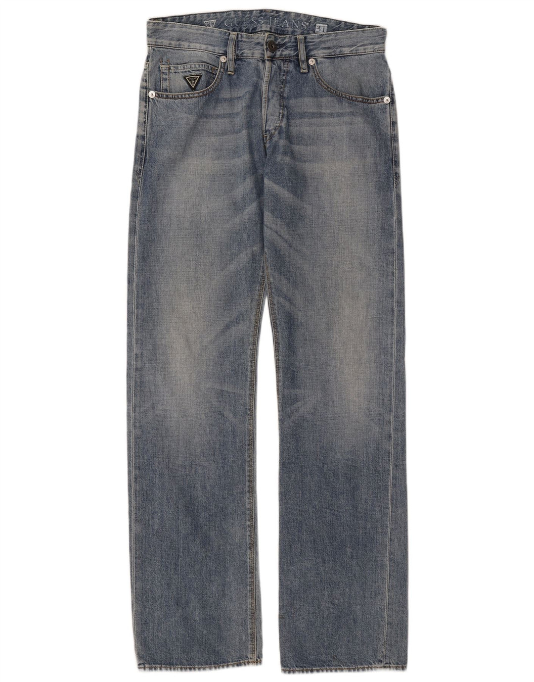 Guess lige damejeans W31 L34 blå bomuld