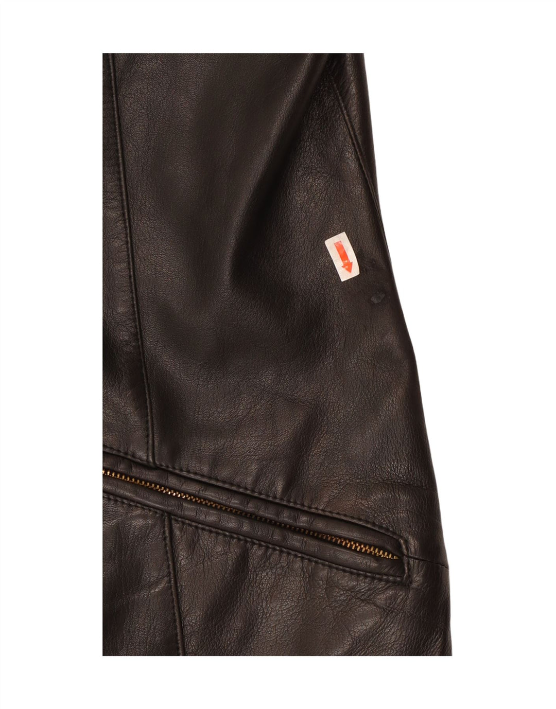 OTTO KERN Womens Leather Gilet UK 10 Small Black Vintage Otto Kern and Second-Hand Otto Kern from Messina Hembry 