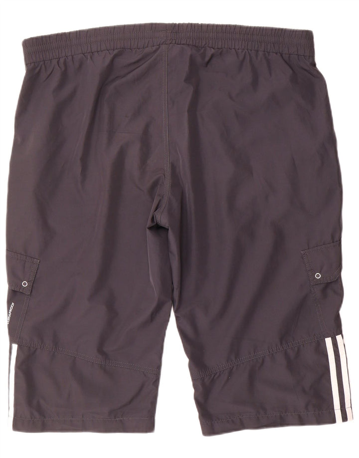 Adidas sportsshorts til kvinder UK 22 2XL Grå polyester