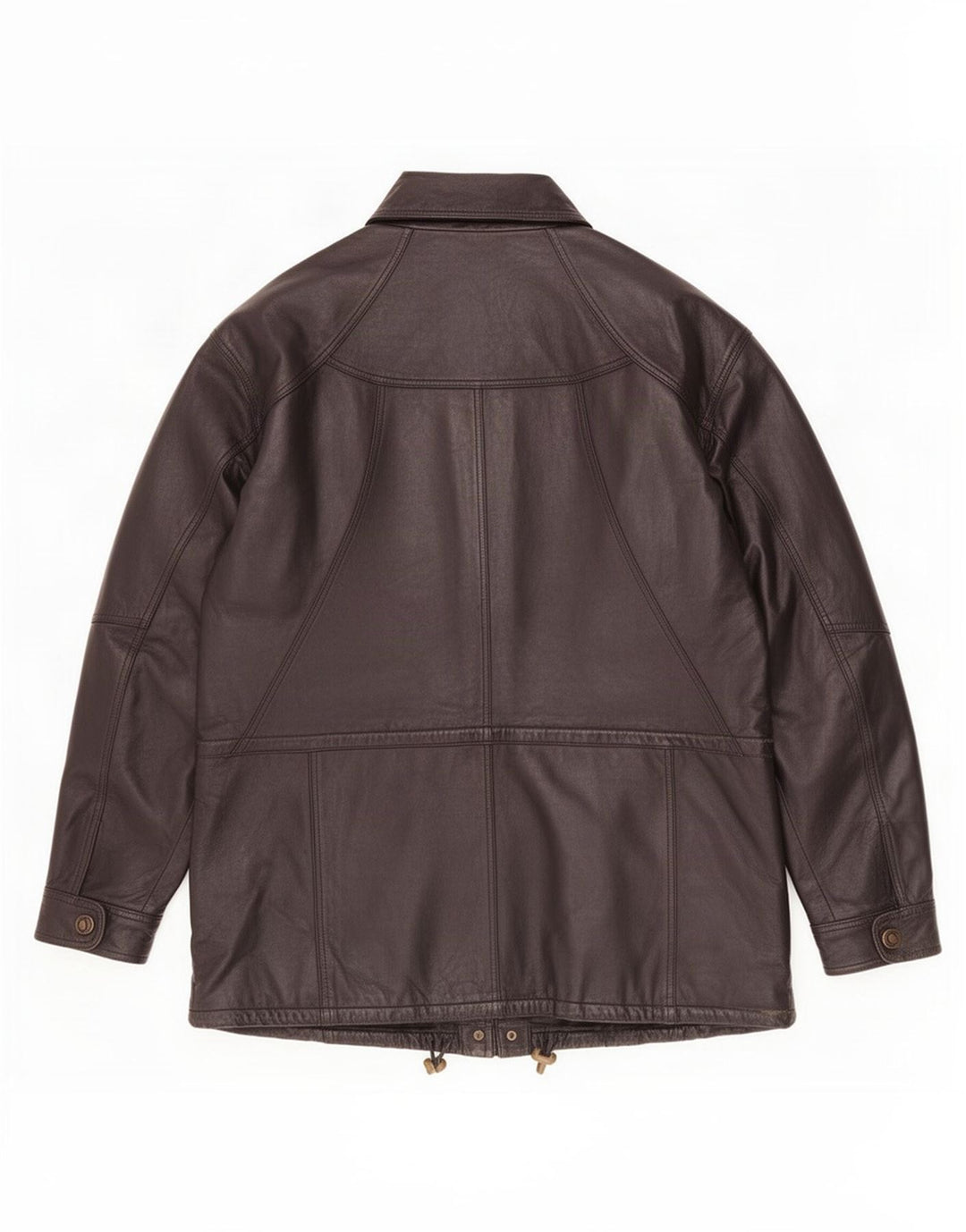 CLASSIC Herre Læderjakke UK 40 Large Sort