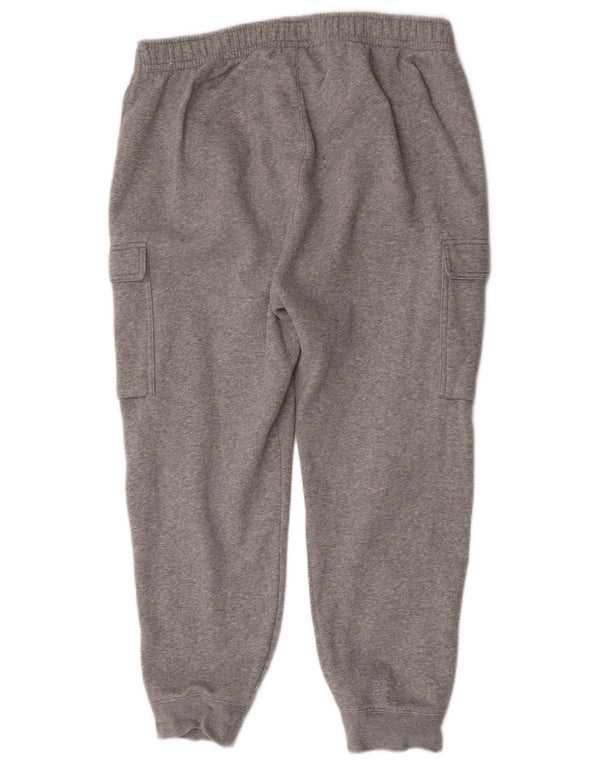 Nike Mens Cargo Tracksuit Trousers Joggers Large  Grey Cotton