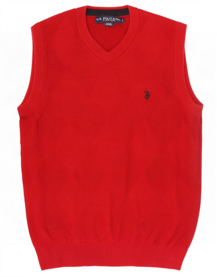 U.S. Polo Assn. Herrevest Tank Top Lille Rød Bomuld
