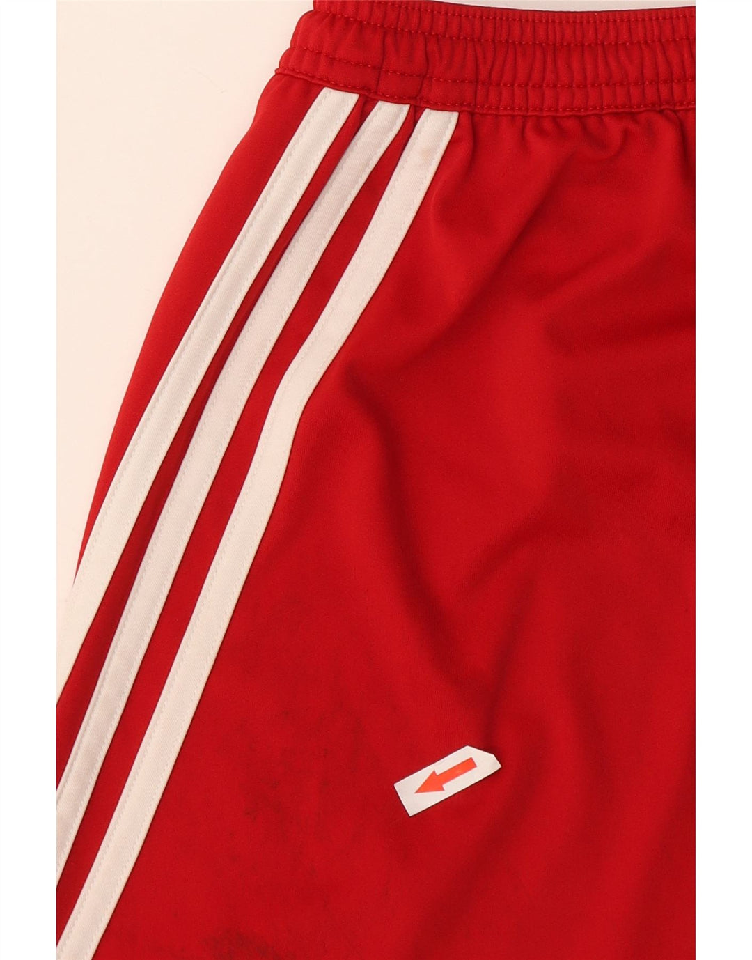 Adidas Herre Climalite Sportshorts Small Red Colourblock Polyester