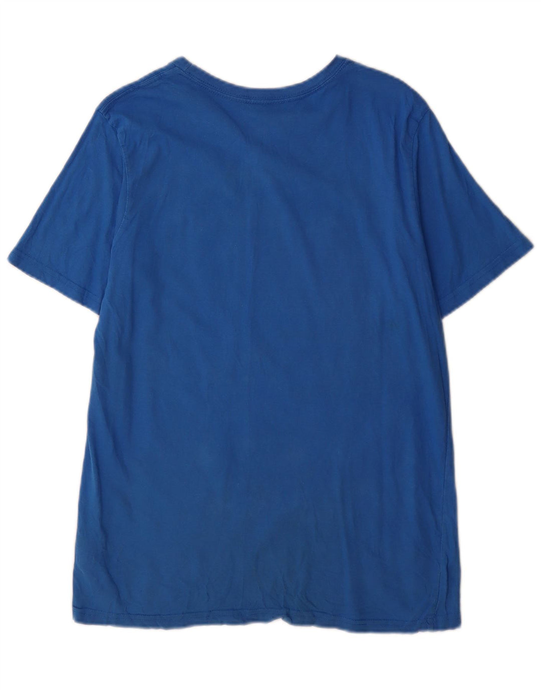 Adidas Herre Grafisk T-Shirt Top Stor Blå Bomuld