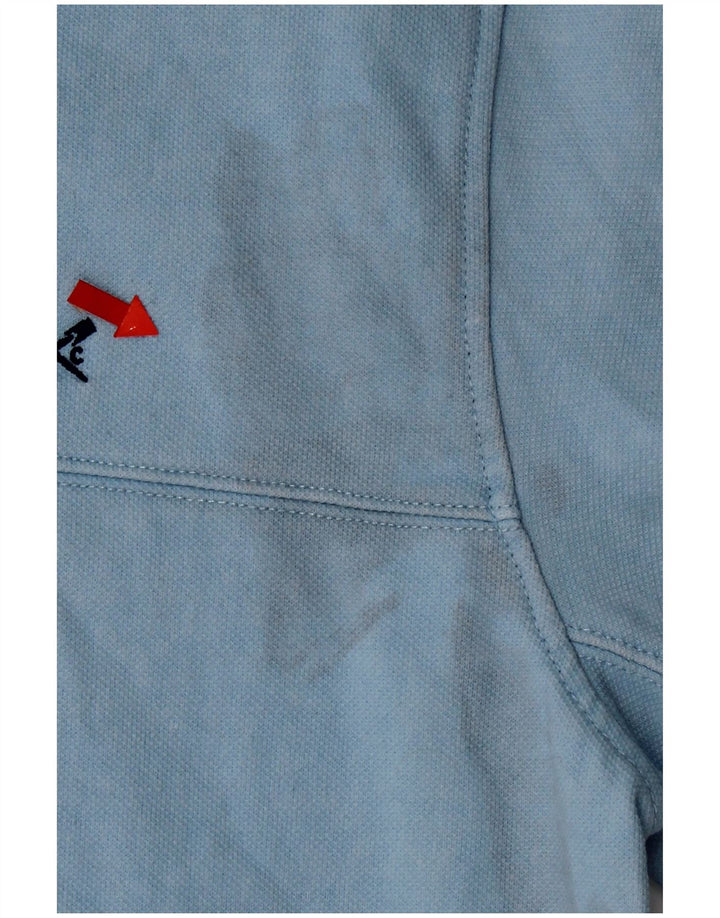 Besætningsbeklædning Herre Zip Neck Sweatshirt Jumper Medium Blå Bomuld