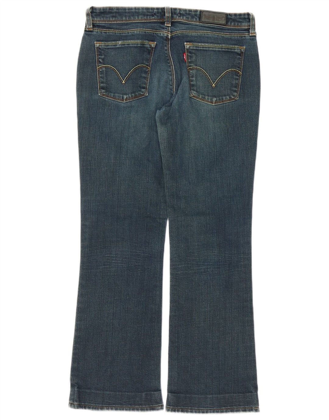 LEVI'S Dame 572 Bootcut Jeans W32 L29 Blå Bomuld