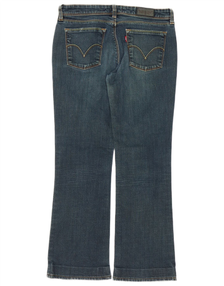 LEVI'S Dame 572 Bootcut Jeans W32 L29 Blå Bomuld