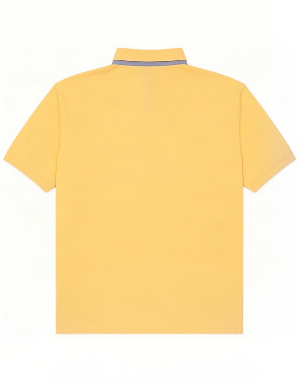 Tommy Hilfiger Herre Polo Shirt Stor Gul Bomuld