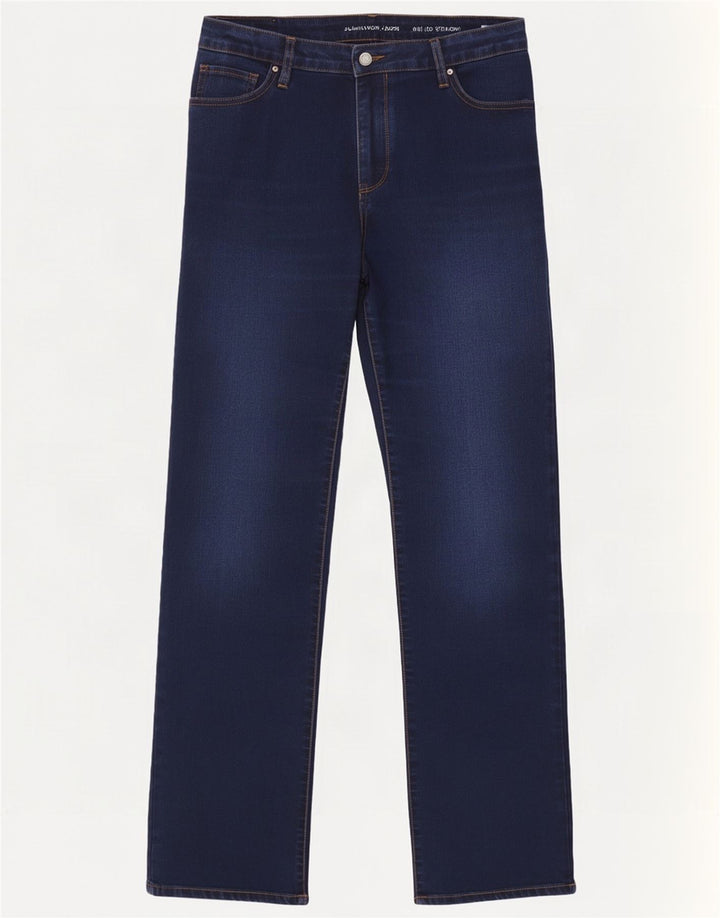 Calvin Klein Lige Jeans til kvinder W31 L30 Marineblå Bomuld