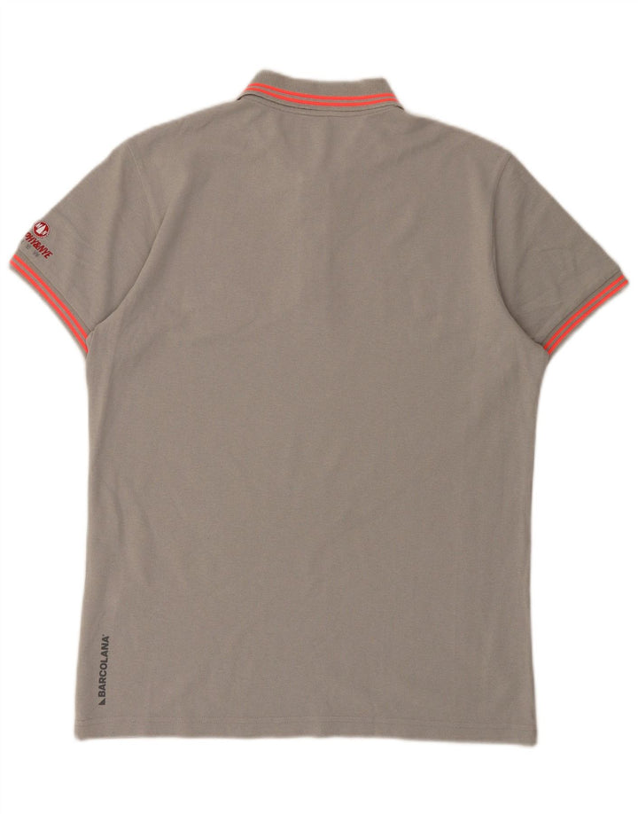 Murphy & Nye Herre poloshirt XL Grå Bomuld