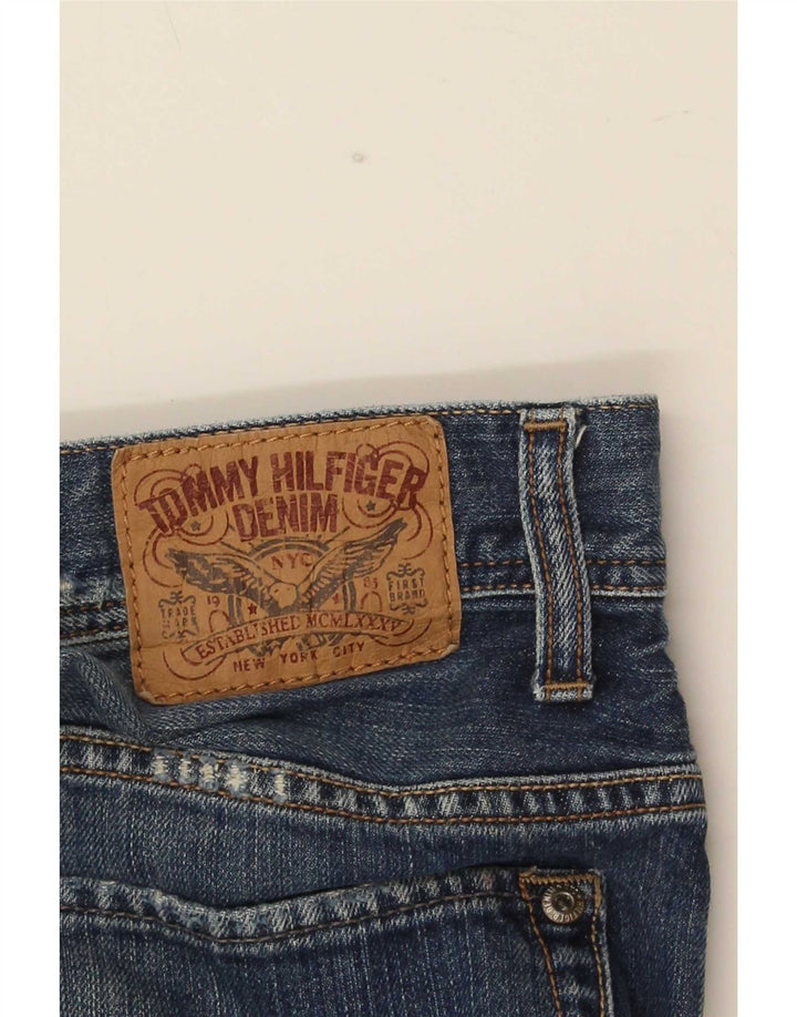 Tommy Hilfiger Herre Ryder Zip Regular Straight Jeans W36 L32 Blå