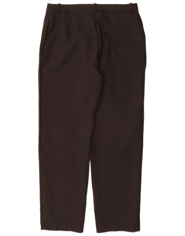 Marks & Spencer kvinders højtaljede chinobukser UK 16 Large W34 L32 Black