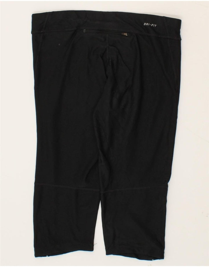 NIKE Womens Bermuda Sport Shorts Medium W30  Black Vintage Nike and Second-Hand Nike from Messina Hembry 