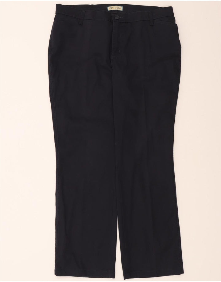 LEE Womens Riders Straight Casual Trousers W36 L30 Black Vintage Lee and Second-Hand Lee from Messina Hembry 