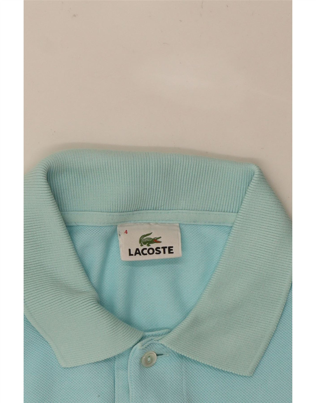 LACOSTE Mens Polo Shirt Size 4 Medium Blue Vintage Lacoste and Second-Hand Lacoste from Messina Hembry 