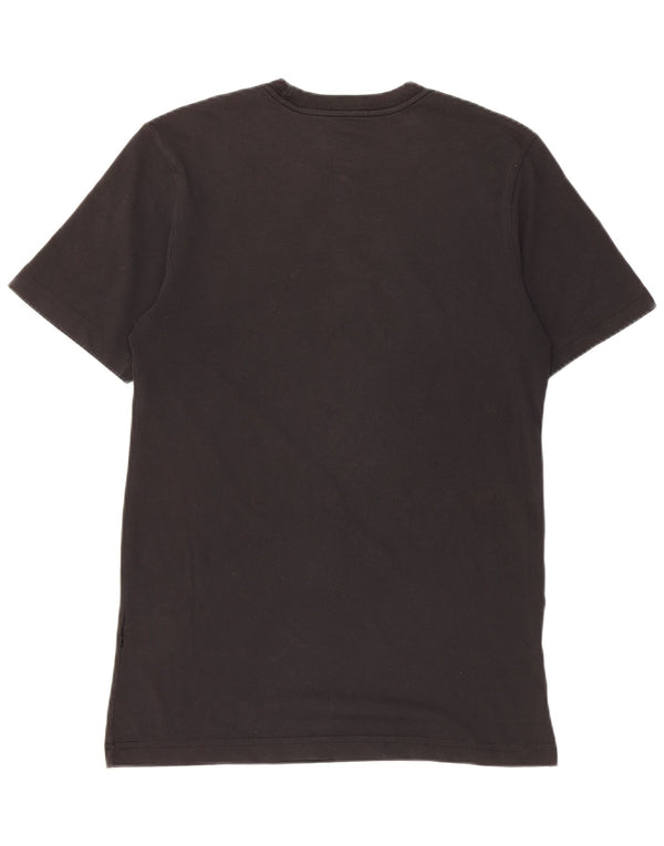 Nike Herre Dri Fit Grafisk T-Shirt Top Lille Sort