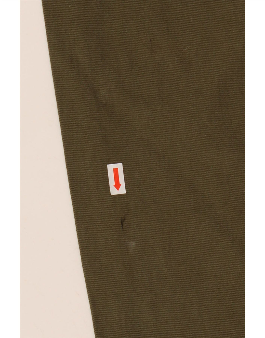 CALVIN KLEIN koniske cropped bukser til kvinder US 12 Large W34 L26 Khaki