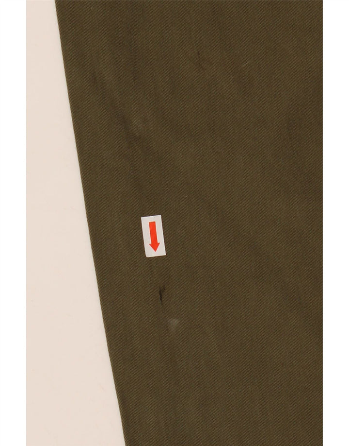 CALVIN KLEIN koniske cropped bukser til kvinder US 12 Large W34 L26 Khaki