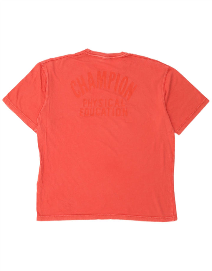 Champion Herre T-Shirt Top Lille Orange