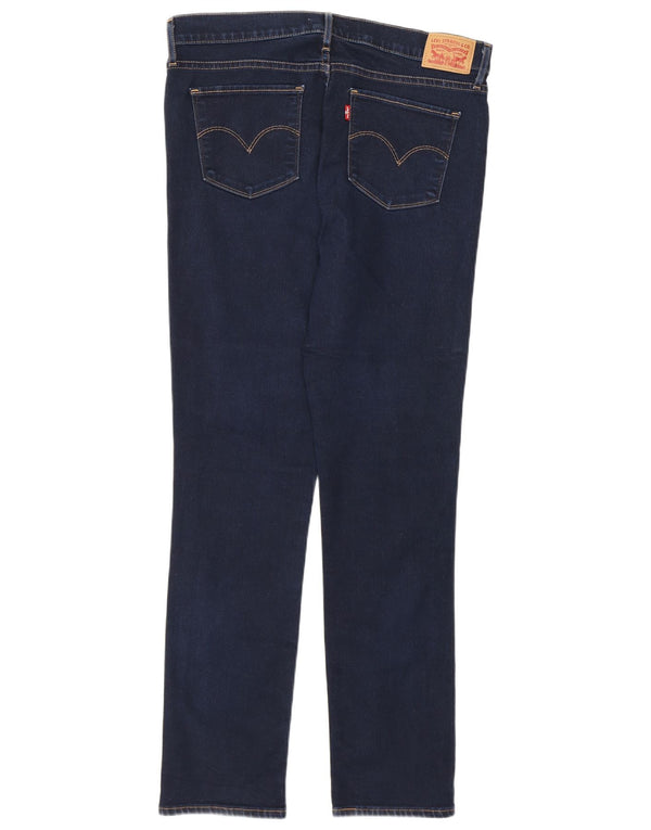 Levi's Dame 312 Shaping Slim Jeans W31 L30 Marineblå Bomuld