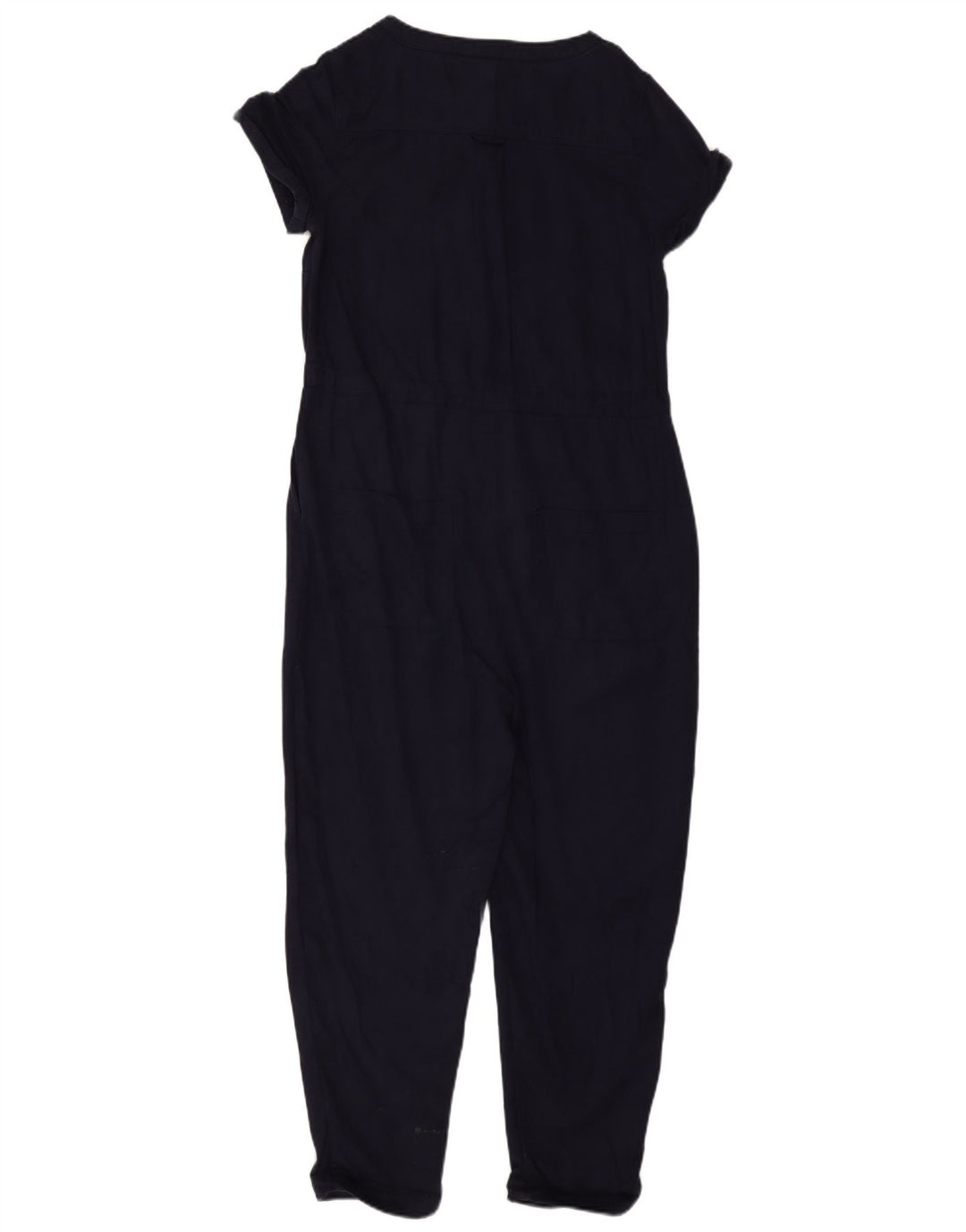 Fat Face Dame Jumpsuit UK 8 Small Navy Blue Lyocell