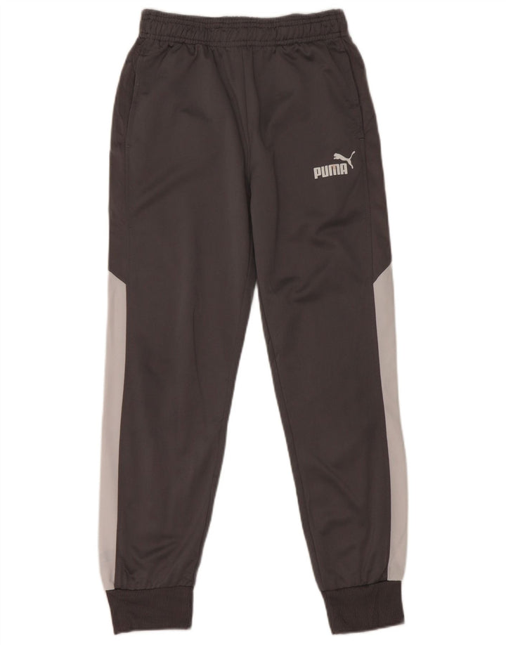 Puma Drenge Træningsdragt Bukser Joggers 10-11 år Medium Grå Polyester